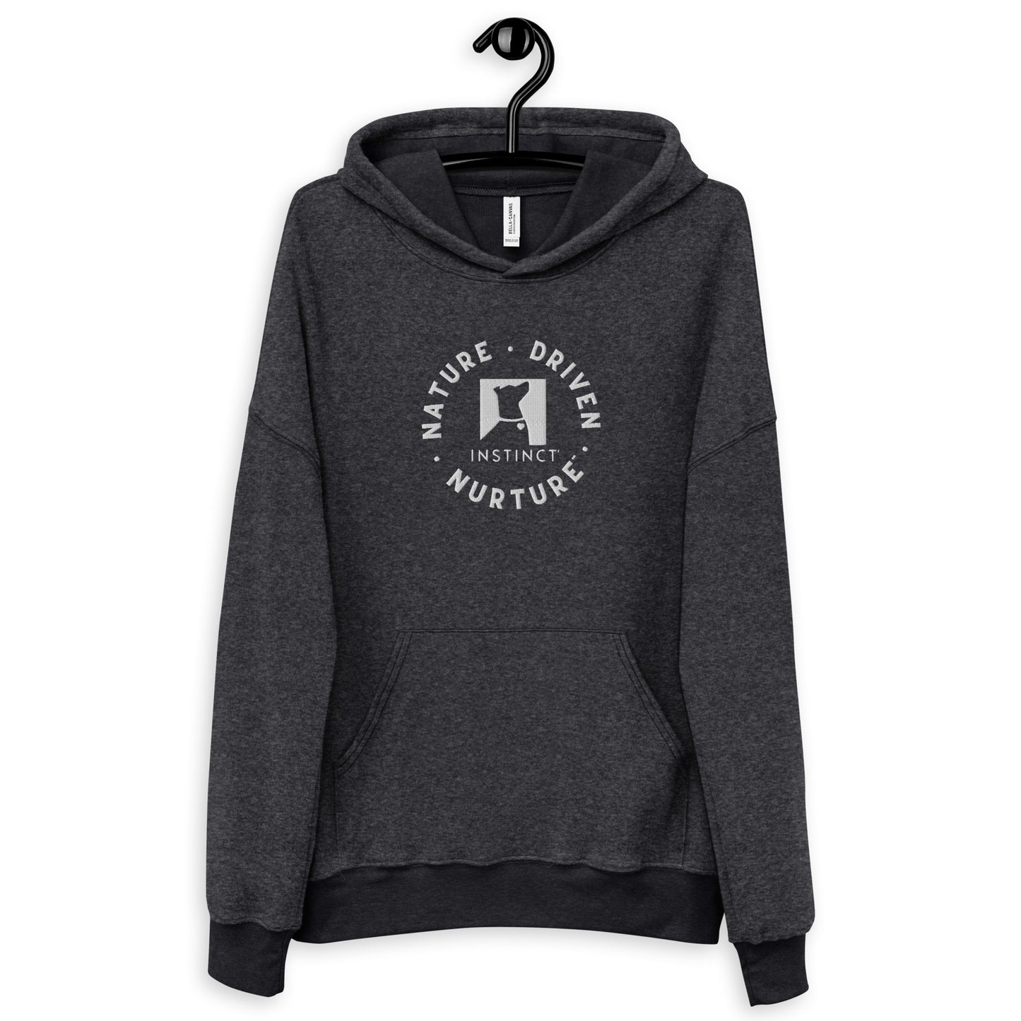 Nature-Driven Nurture Unisex sueded fleece hoodie