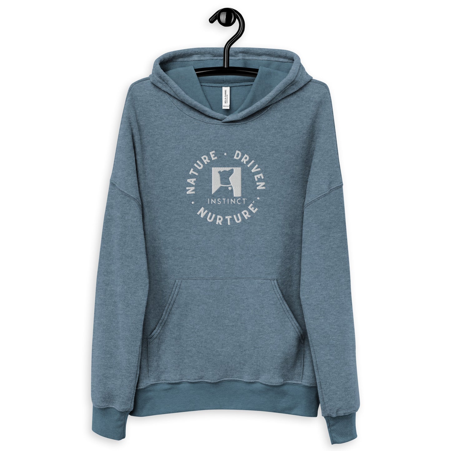 Nature-Driven Nurture Unisex sueded fleece hoodie