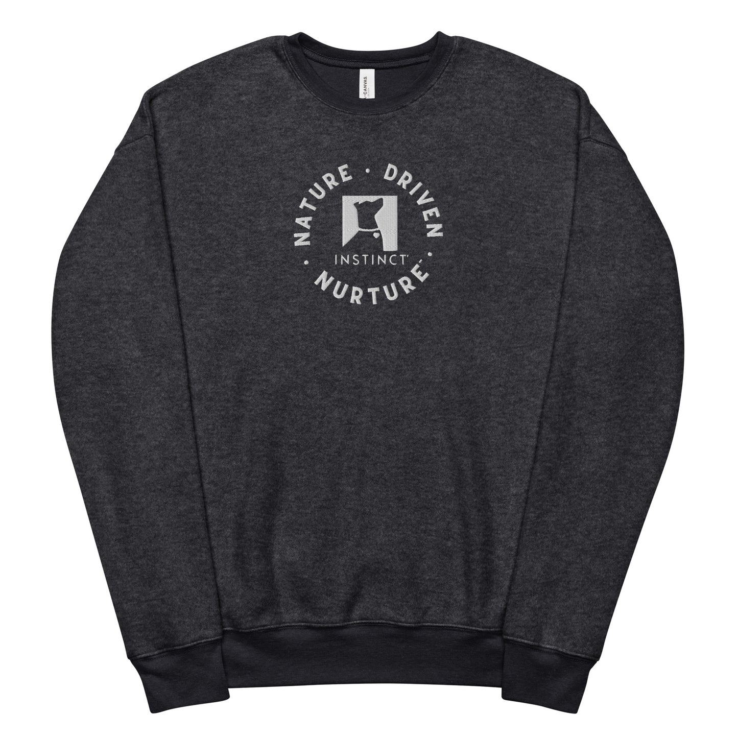 Nature-Driven Nurture - Unisex sueded fleece sweatshirt