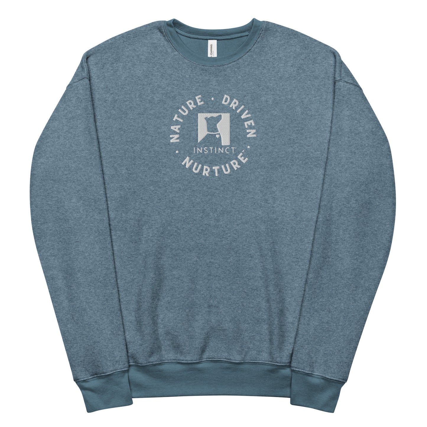 Nature-Driven Nurture - Unisex sueded fleece sweatshirt