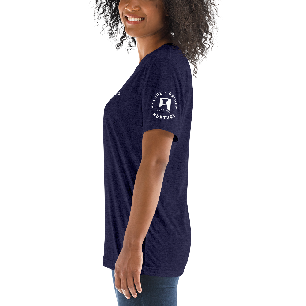 Nurture Your Dog Script Short sleeve t-shirt w/Sleeve Logo